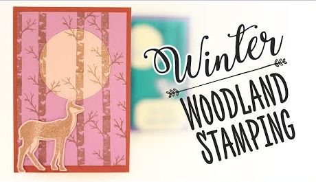Winter Woodland Stamping