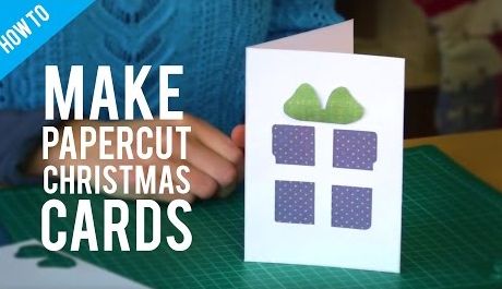 How To Make Paper Cut Christmas Cards