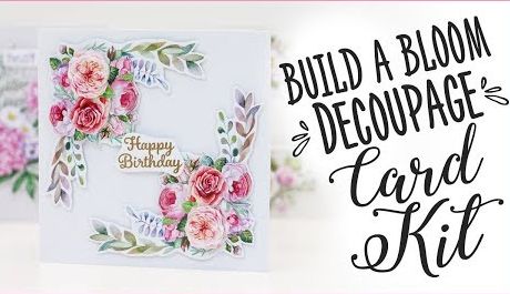 Build A Bloom Decoupage Card Kit