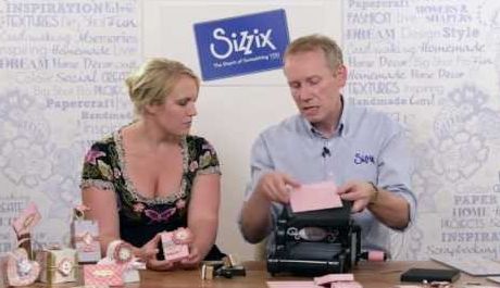 Make a romantic giftbox using Sizzix Scoreboard Dies