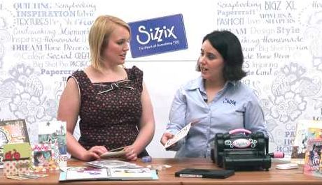 Using Sizzix dies to create a contemporary aperture card