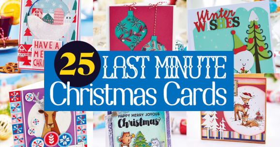 25 Last Minute Christmas Cards You Can Make Right Now