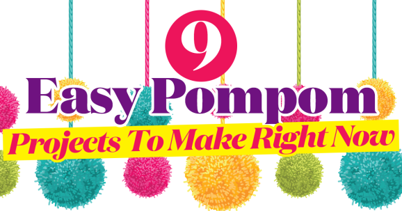 9 Easy Pompom Projects To Make Right Now