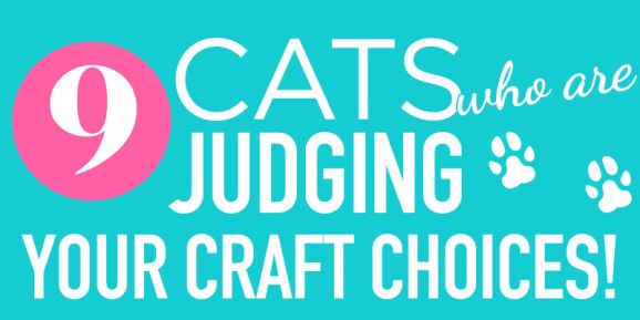 9 Cats Who Are Judging Your Craft Choices