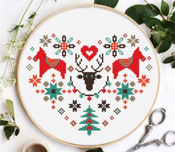 Cross-Stitch and Machine Embroidery Patterns Galore from Design Bundles!