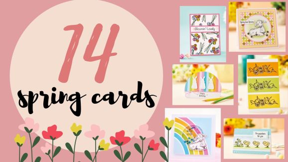 14 Springtime Cards Using Your Rare Earth Set