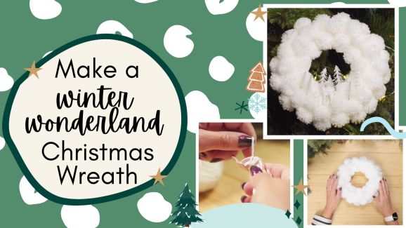 Make a Winter Wonderland Christmas Wreath