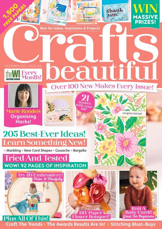 Crafts Beautiful December 2021 Issue 366 Template Pack