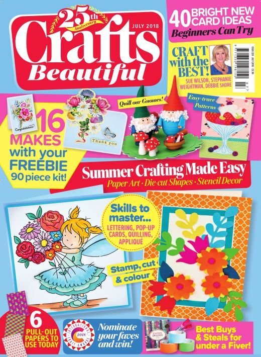 Crafts Beautiful July 2018 Issue 320 Template Pack