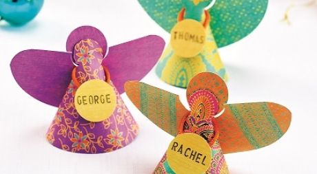 Handmade Christmas Paper Angels Handmade Christmas Paper Angels