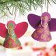 Handmade Christmas Paper Angels