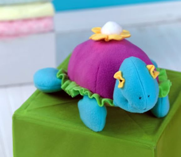 Fleeced Stitched Turtle Teddy Free Project
