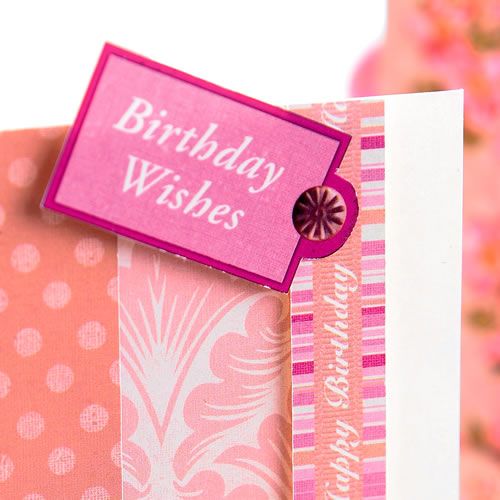 Polka Dot Pink Friend Card