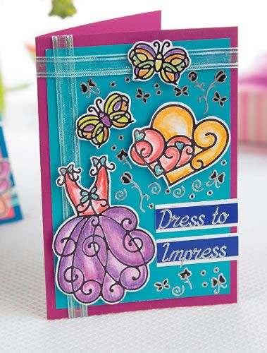 Flower Sticker Greeting Cards