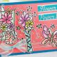 Flower Sticker Greeting Cards