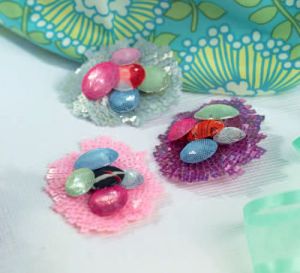 Colourful Crystal Bag Brooches