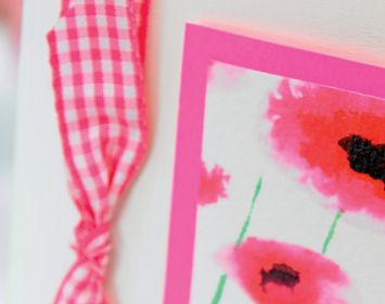 Watercolour Poppy Card Watercolour Poppy Card