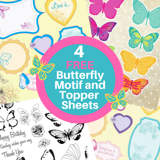 Butterfly Motifs & Toppers