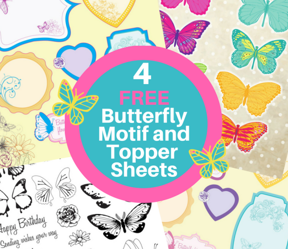 Butterfly Motifs & Toppers