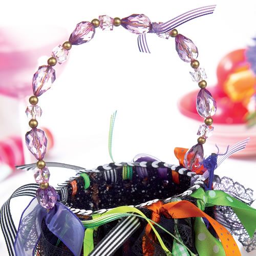 Fabric Trick or Treat Halloween Basket