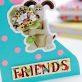 Wallace & Gromit Flower Card