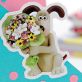 Wallace & Gromit Flower Card