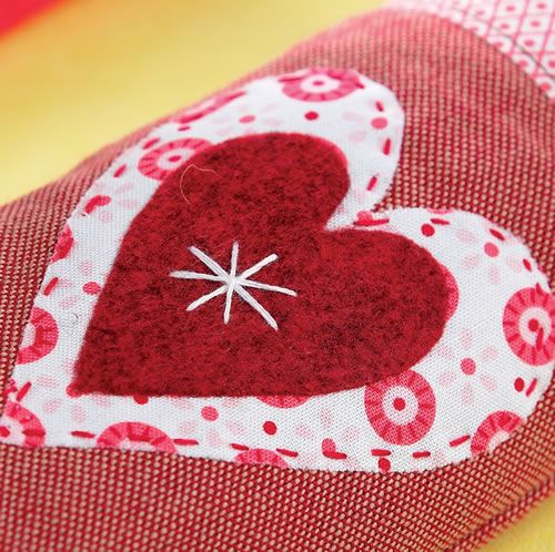 Scandi Embroidered Christmas Stocking