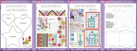 Crafts Beautiful December 2009 (issue 208) Template Pack