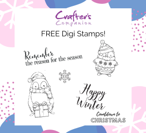 Countdown to Christmas: Free Crafter’s Companion Digi Stamps