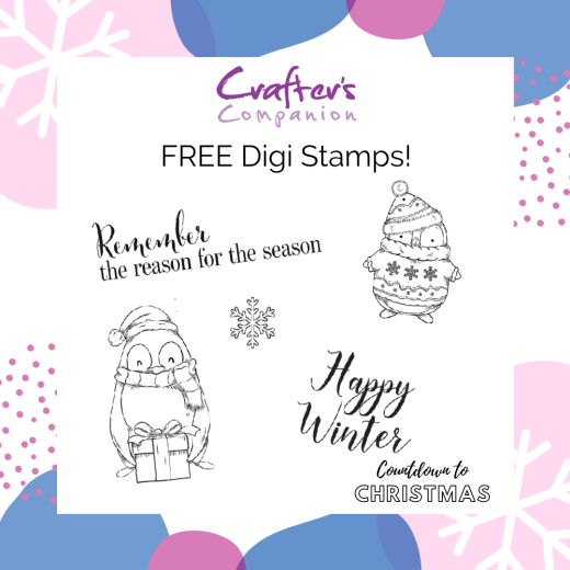 Countdown to Christmas: Free Crafter’s Companion Digi Stamps