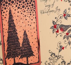 Stylish Christmas Song Cards