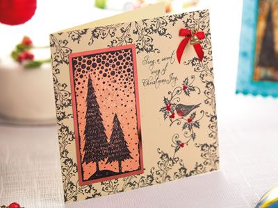 Stylish Christmas Song Cards