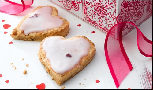 Raspberry Heart Valentine’s Day Cookies Recipe