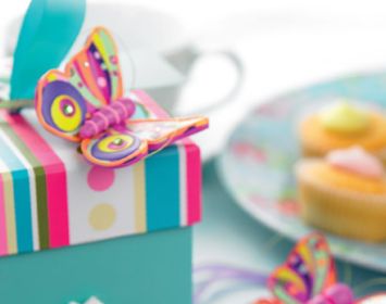 Colourful Polymer Clay Butterfly Colourful Polymer Clay Butterfly