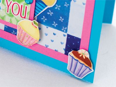 Cupcake Baking Themed Card