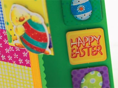 Happy Easter Window Card