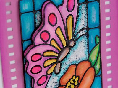 Cosmic Shimmer Butterfly Card