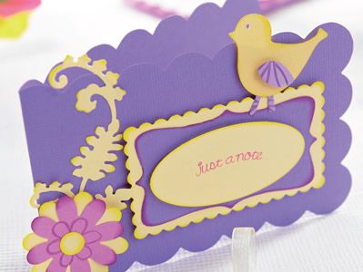 Die-cut Easter Greeting Card