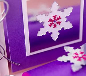 Snowflake Card & Christmas Cracker Making