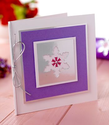 Snowflake Card & Christmas Cracker Making