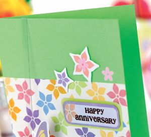 Dimensional Butterfly Happy Anniversary Card