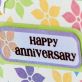 Dimensional Butterfly Happy Anniversary Card