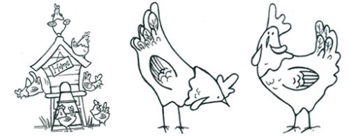 Hen & Chicken Coop Template