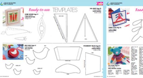 Crafts Beautiful June 2010 (issue 215) Template Pack Crafts Beautiful June 2010 (issue 215) Template Pack