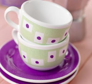 Stylish Ceramic Painted Mug Set