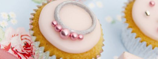 Pink & Silver Wedding Cupcake Recipe
