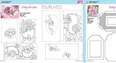 Crafts Beautiful July 2010 (issue 216) Template Pack