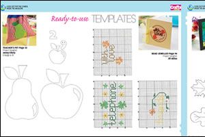 Crafts Beautiful September 2010 (issue 218) Template Pack