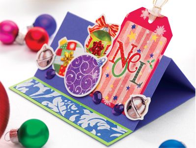 Jazzy Noel Christmas Card