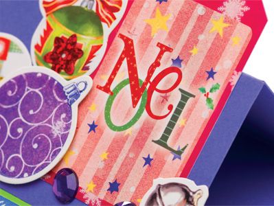 Jazzy Noel Christmas Card